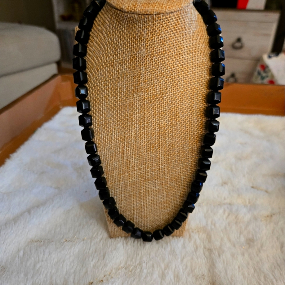 **3/$10** Elegant Black Beaded Necklace